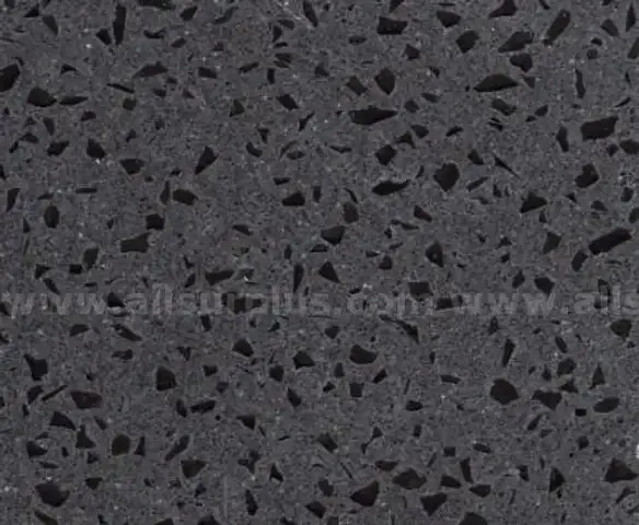 Natural Stone Ebony Quartz Surfacing Slabs, NEW