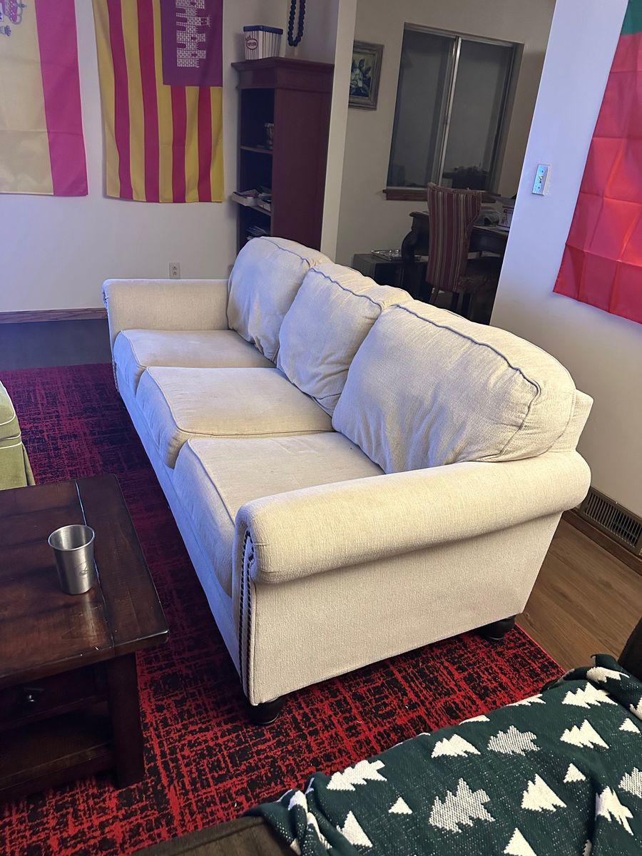 Couch, light tan - $400