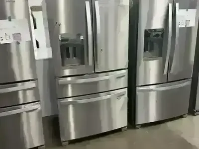 NEW WHIRLPOOL 4 DOOR STAINLESS FRENCH DOOR