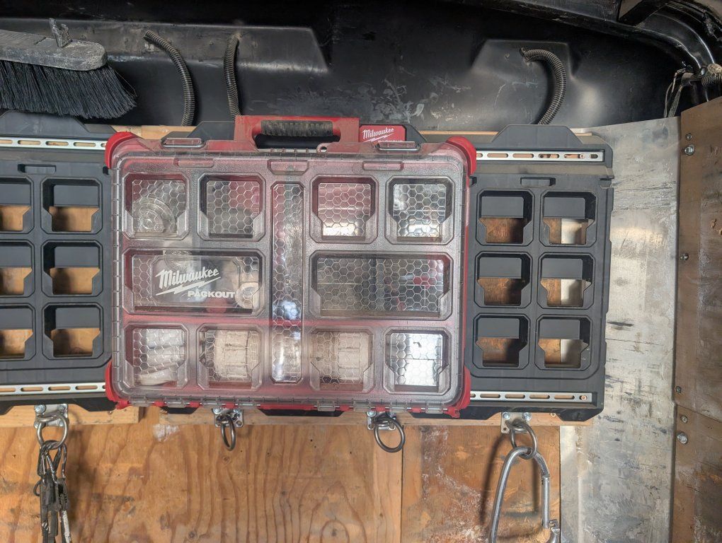 Milwaukee deep tool storage and wall mounts needed