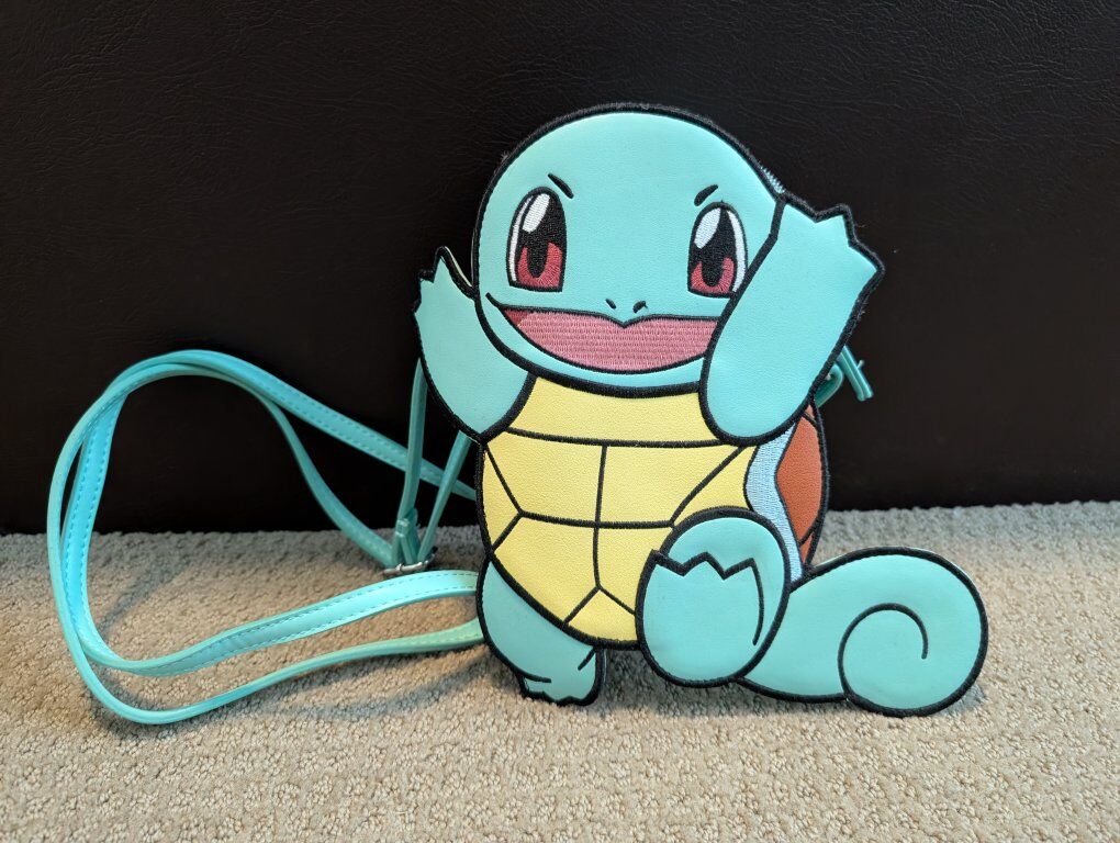 Squirtle Pokemon purse crossbody bag