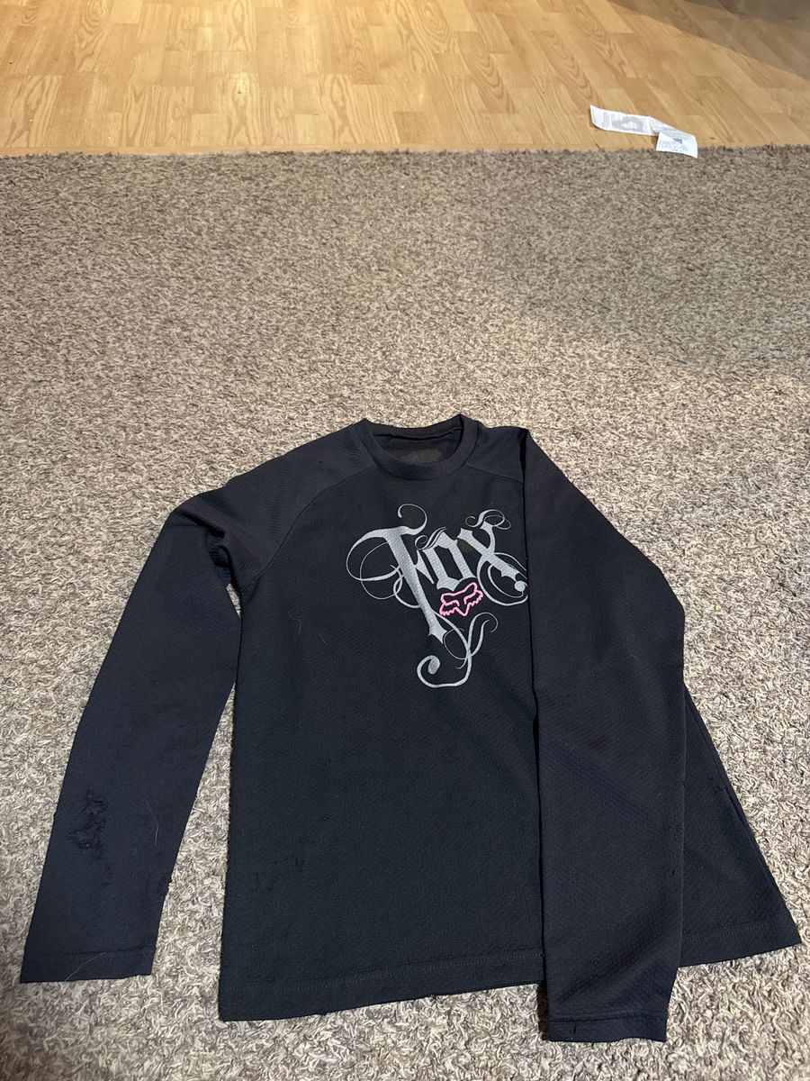 Fox Girls Youth Riding Shirt Size M/L