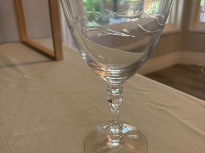 Vintage Silver Rim Cocktail/Martini Glasses – Set of 8