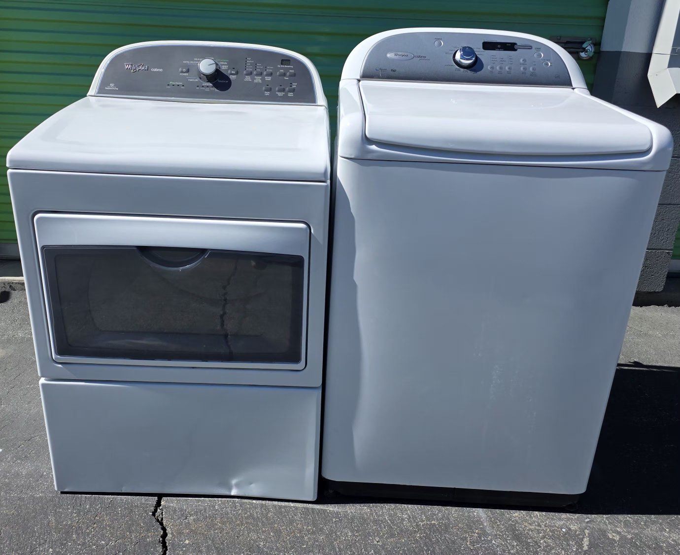 whirlpool washer and dryer set free delivery