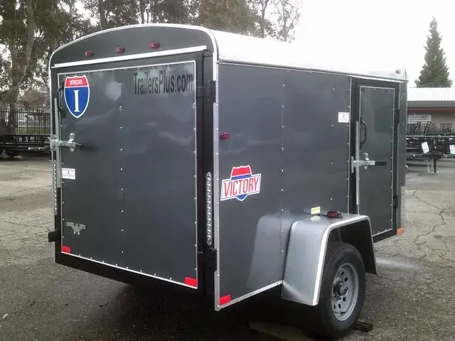 5X8 Interstate Enclosed Cargo Trailer FREE INSPECTION