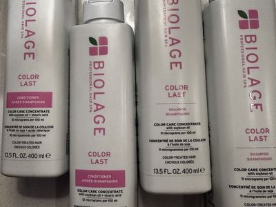 Biolage Color Last Shampoo & Conditioner Set - 2 Shampoos, 2 Conditioners, 13.5 fl oz. 2 sets or can do one