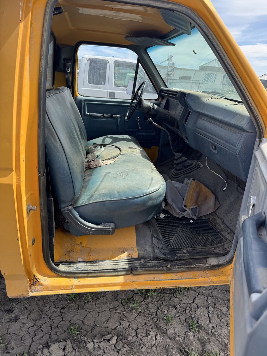 Ford F-350 Dump Truck - Used, Yellow, Manual Transmission