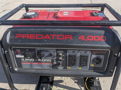 Predator 4000 Watt Generator - Tested and Working