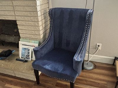 2 Blue Armchairs