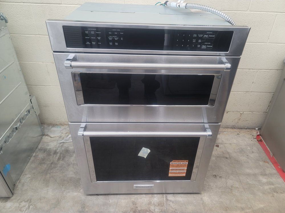New KitchenAid 30"oven/microwave comb. free delivr