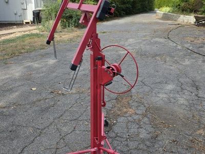 Drywall panel lift (also called a sheetrock lift or panel hoist).