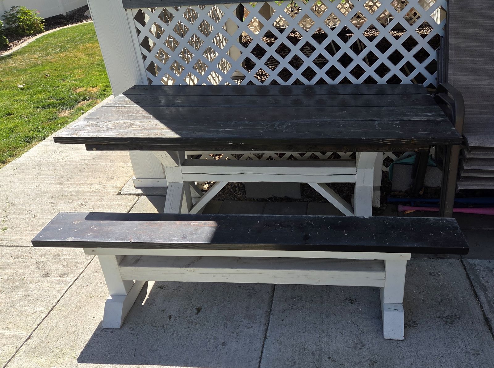 Solid Wood Picnic Table