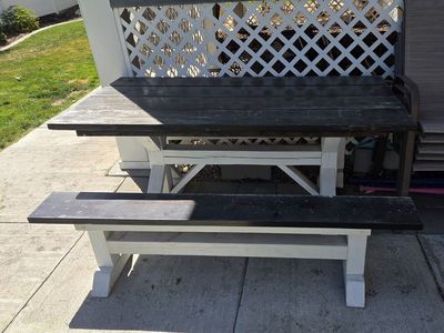 Solid Wood Picnic Table