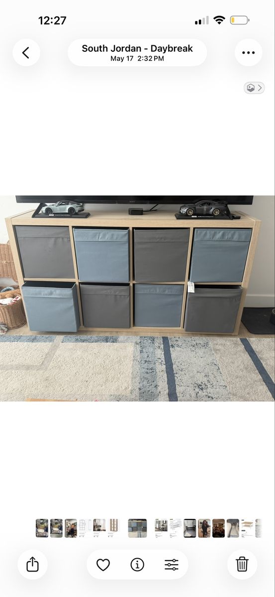 IKEA Kallax Shelf Unit ( tv shelf , book case , cube storage shelf