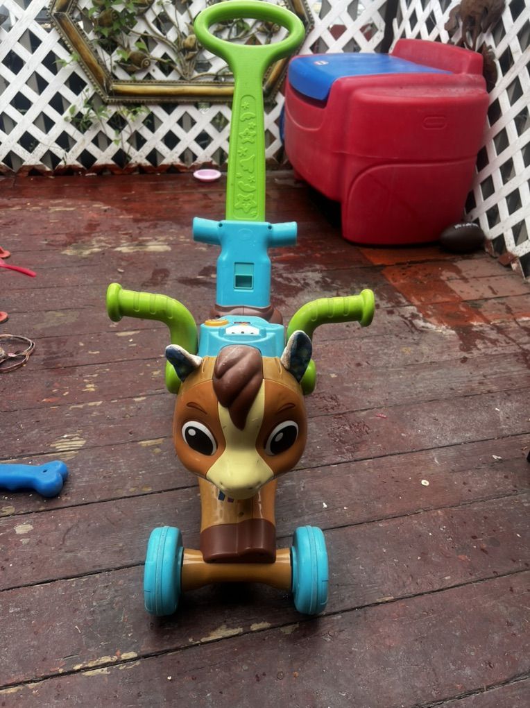 The Vtech Push Gallop and Ride Pony