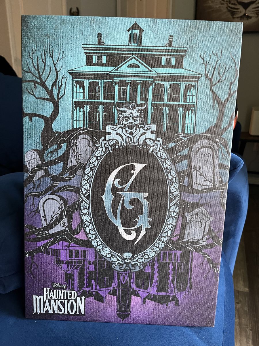 Haunted Mansion CA & FL Manors Canvas