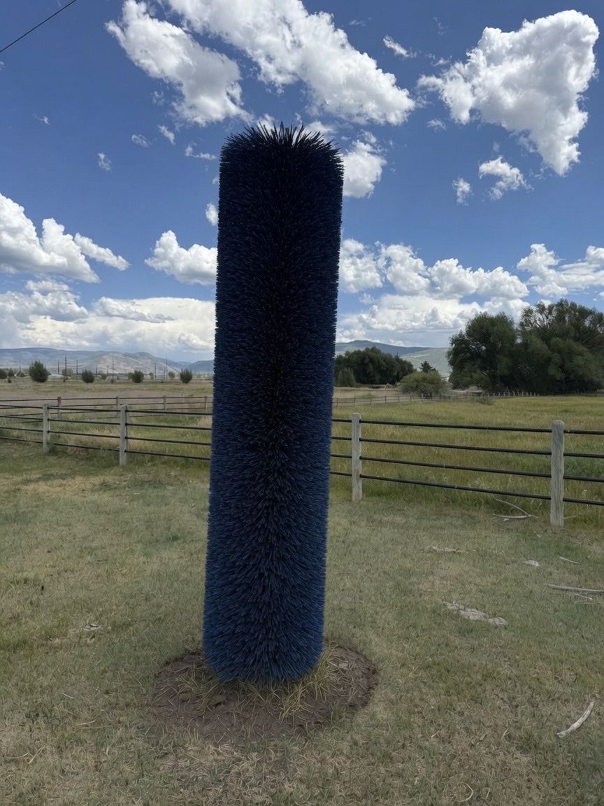 Heavy-Duty Livestock Scratch Brush