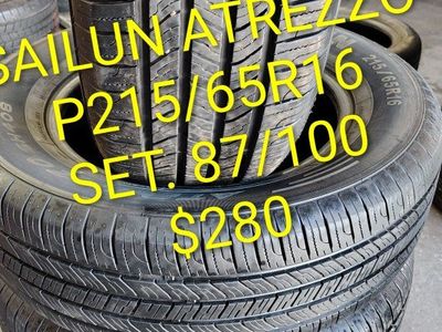 SAILUN TERRAN P215/70R16. SET. 80/100.