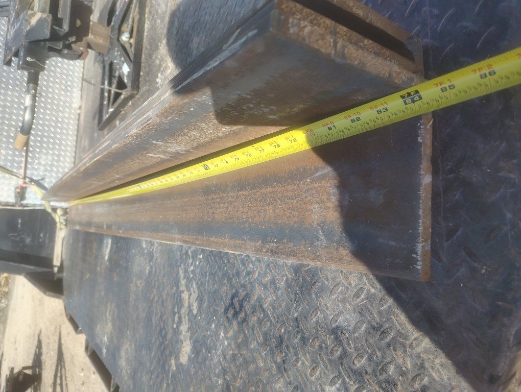 6x6 My half inch angle iron 7 ft long