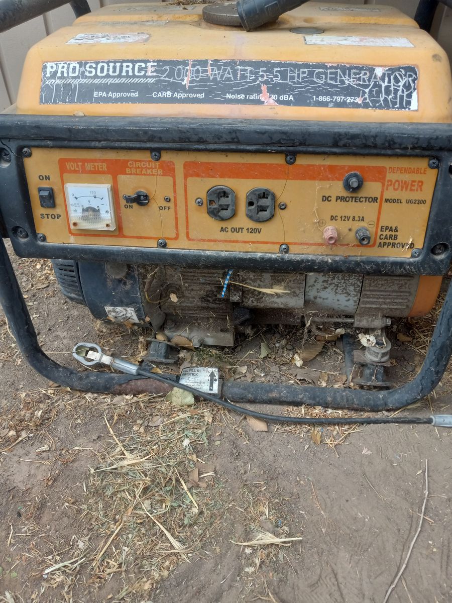 2 generators and a welder