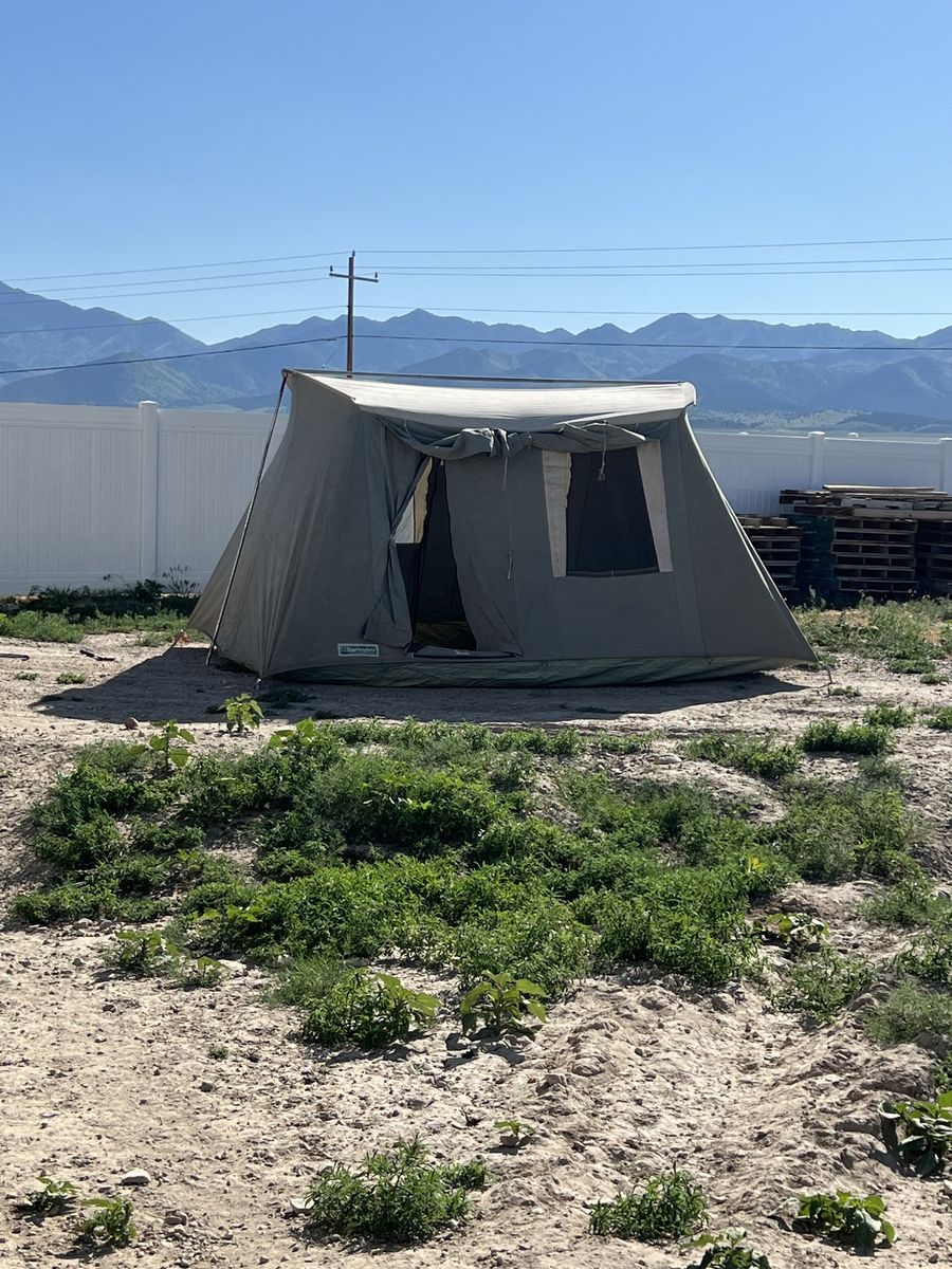 Springbar tent