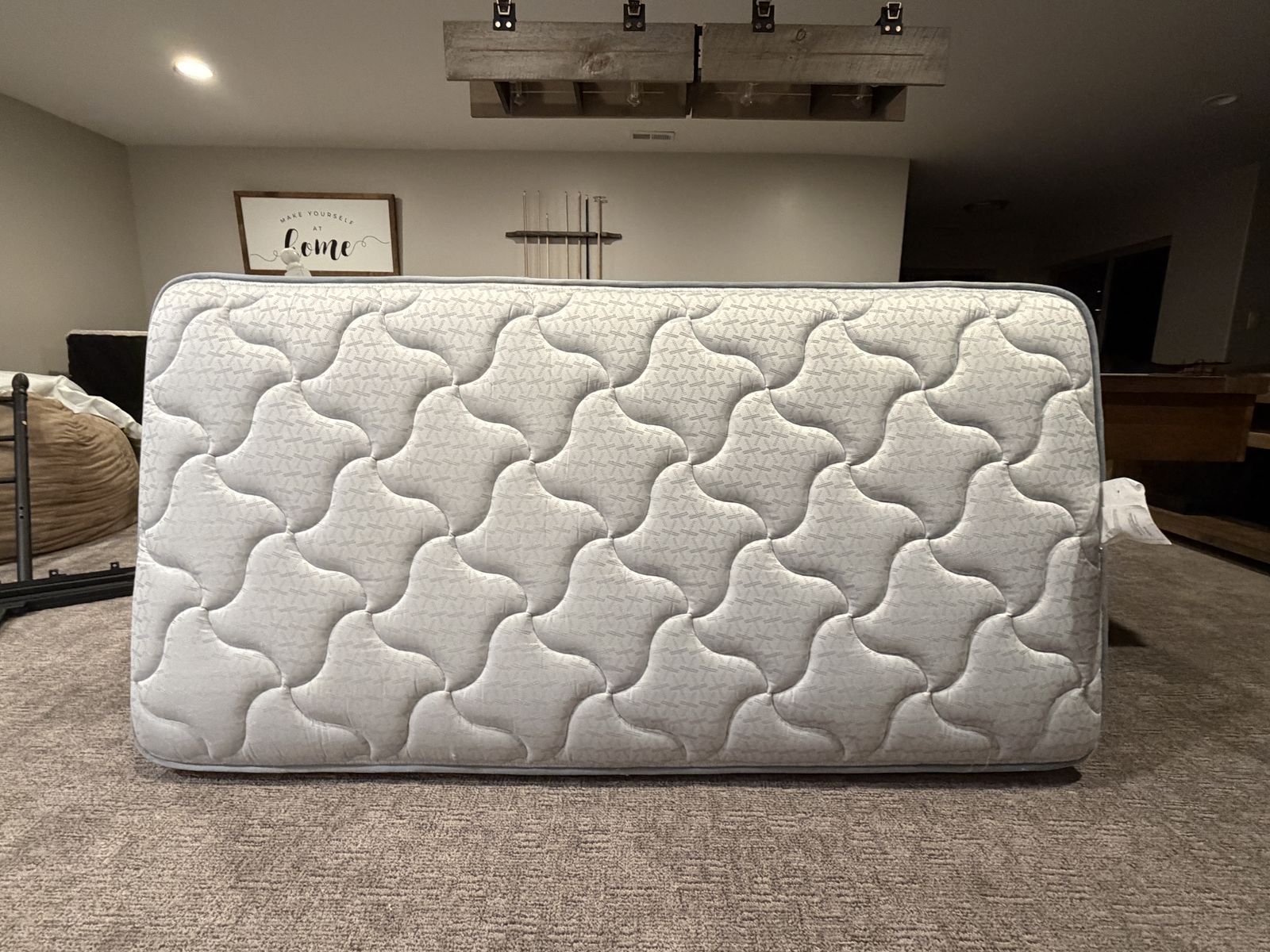 Twin frame & mattress