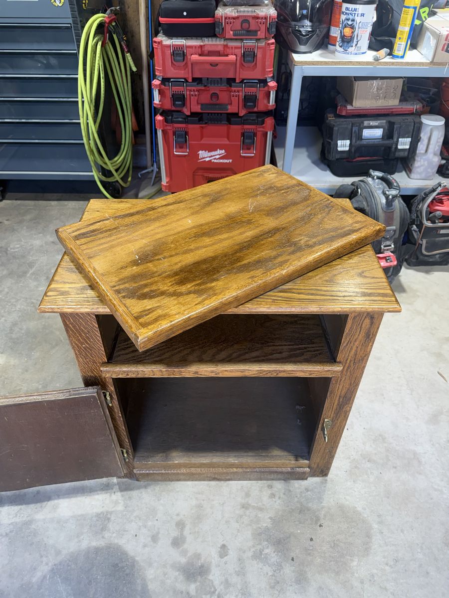 Vintage Wood TV Stand