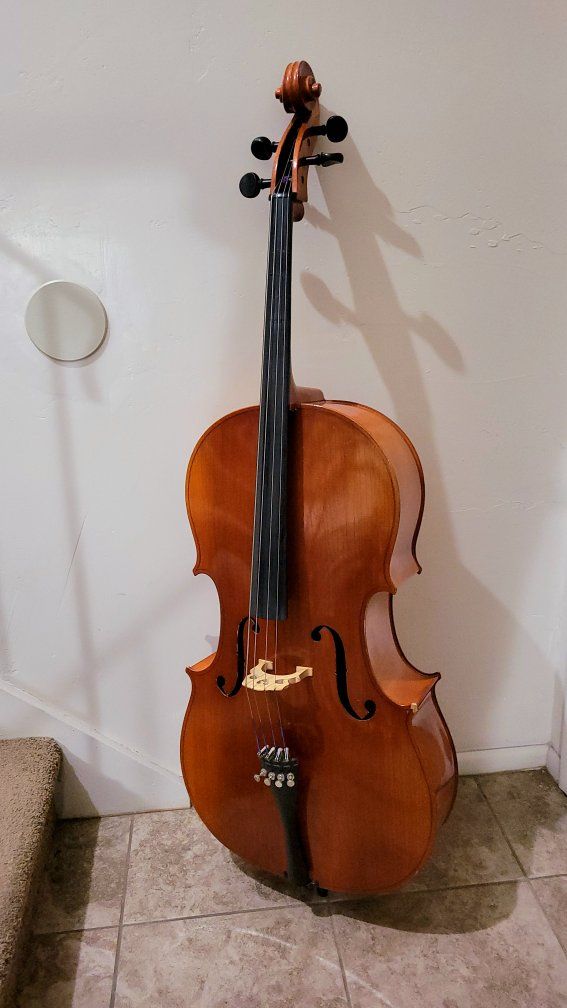 Andrew Schroetter 220 4/4 Cello with K. Holtz Bow and Rosin (1984)