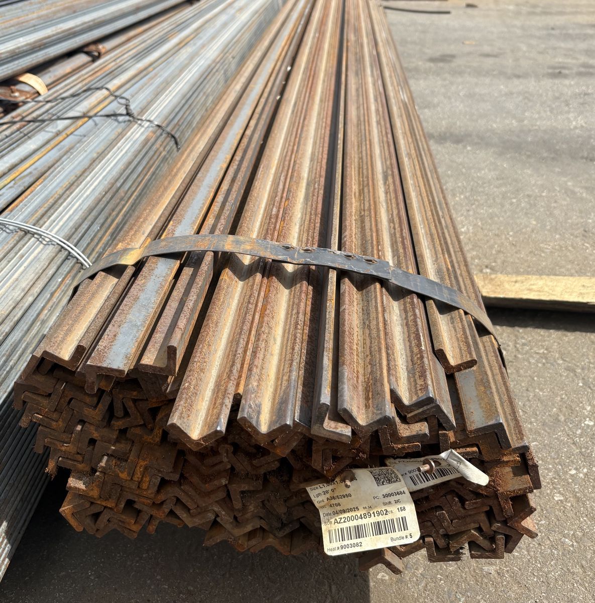 SPECIAL PRICE! Steel Angle 1" × 1" × 1/4" × 20' - $21.95 Each