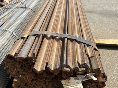 SPECIAL PRICE! Steel Angle 1" × 1" × 1/4" × 20' - $21.95 Each