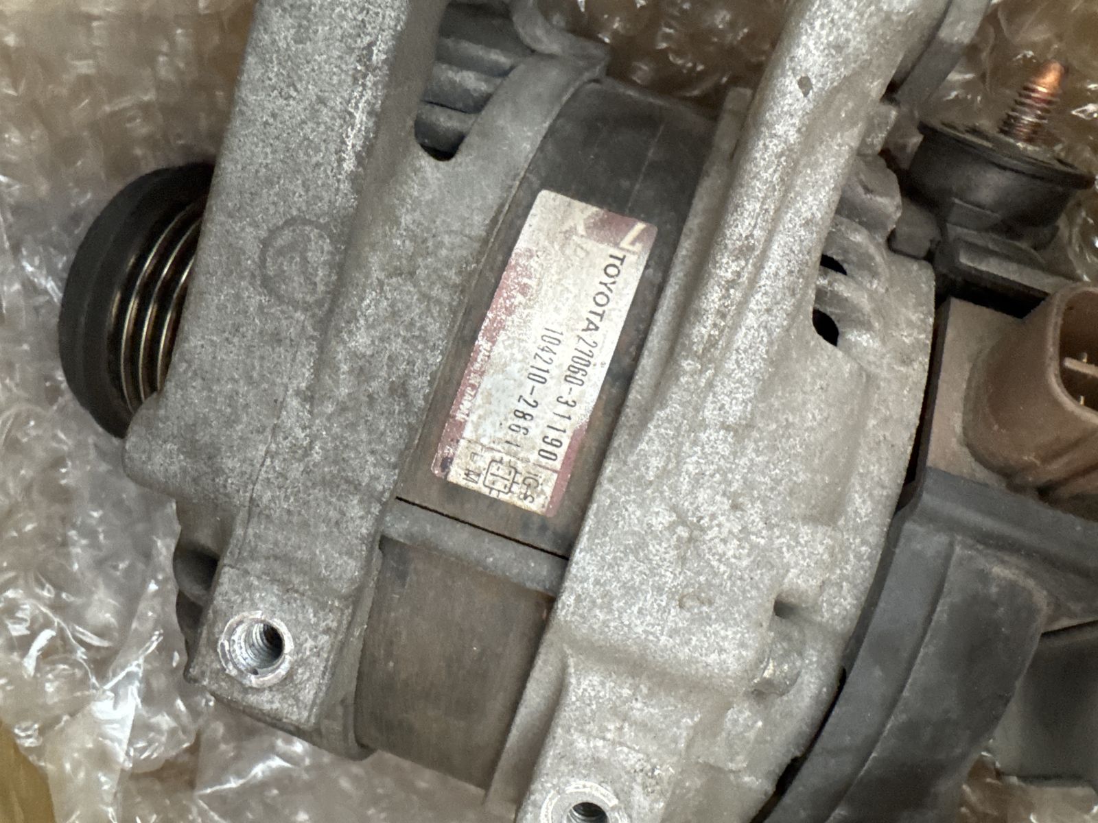 OEM Toyota Denso Alternator –(Needs Rebuild)