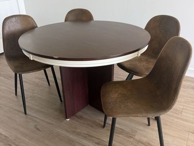 Table and chairs