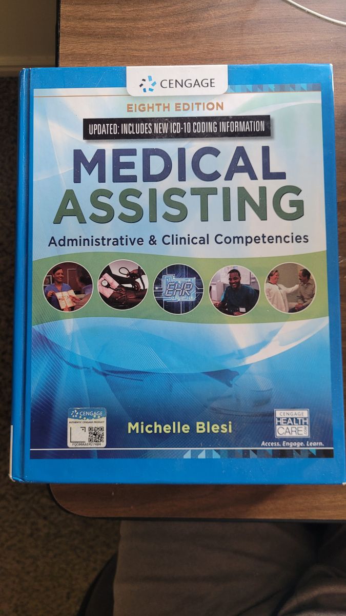 Cengage Medical Assisting: Admin & Clinical Competencies, 8th Ed. by Michelle Blesi - ICD-10