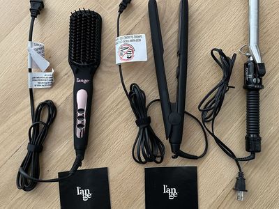 Lot of L’ange Flat Iron and Straightening Brush Conair Curling Iron
