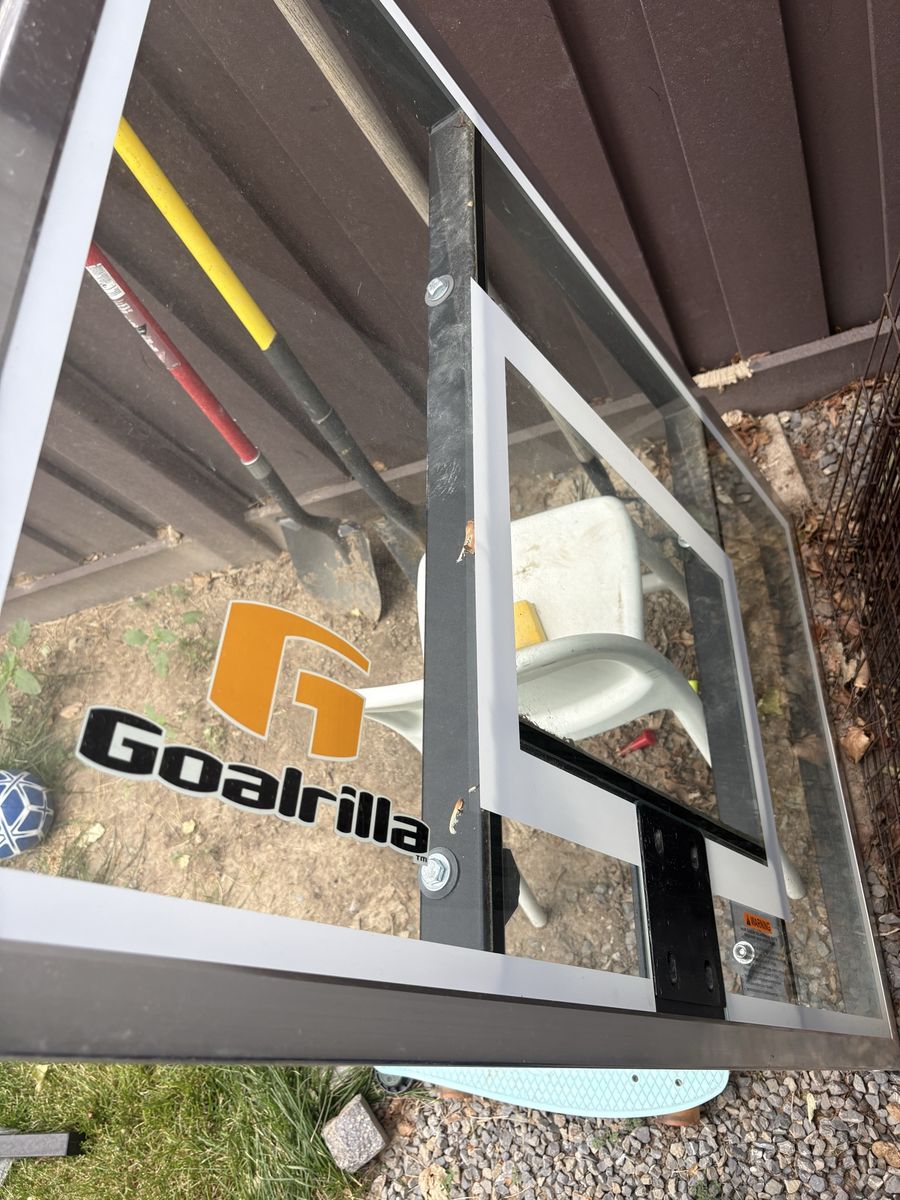 new Goalrilla Silverback NXT 60" Portable Basketball Hoop Backboard & Anchor Kit New Open Box