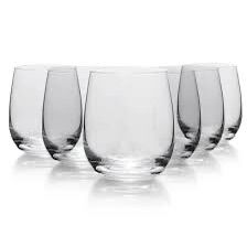 BRAND NEW - SET OF 6 CRYSTAL GLASSES