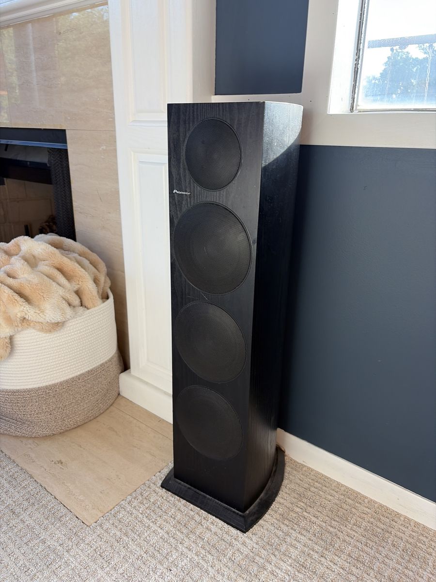 Pioneer Floor Standing Speaker - Black - Home Audio Speaker