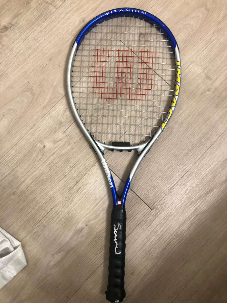 Hand Signed Serena Williams Tennis Racket