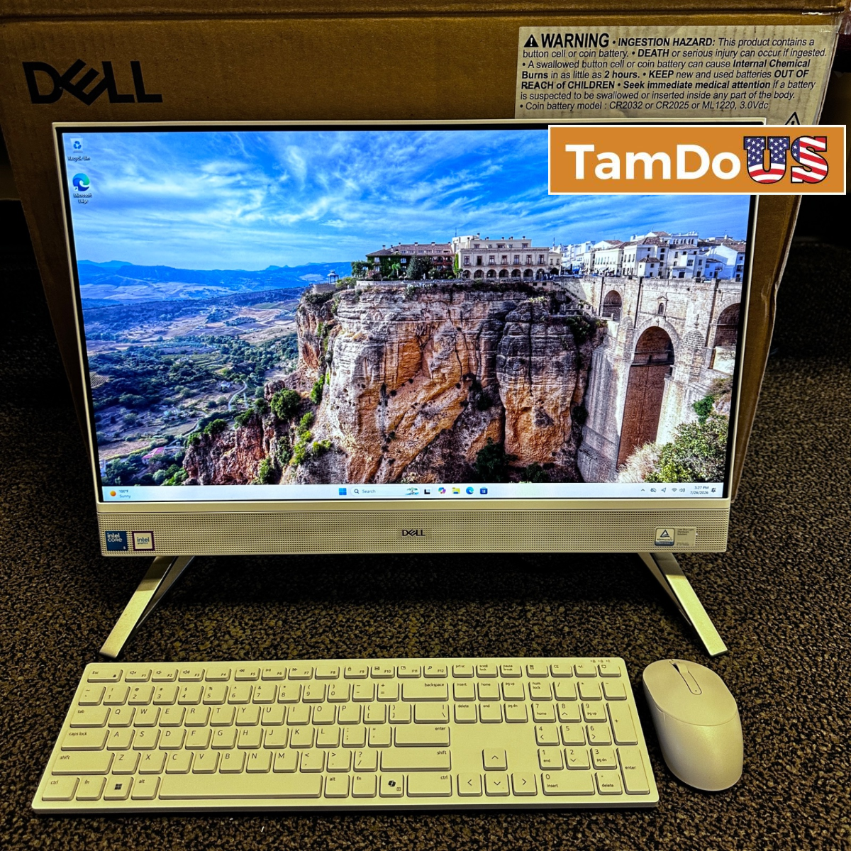 Dell 24 All-in-One EC24250 24.2 FHD, Intel Core 5 120U, 16GB DDR5, 512GB SSD