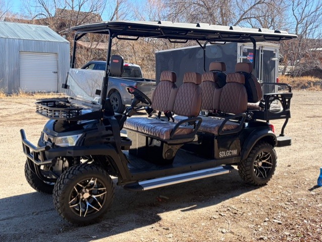 Brand New 2025 SDLANCH SDLGC100 Luxury Limo 6-Passenger Electric Golf Cart