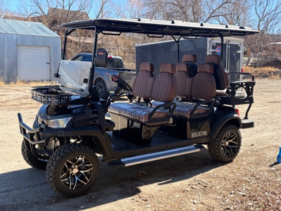 Brand New 2025 SDLANCH SDLGC100 Luxury Limo 6-Passenger Electric Golf Cart