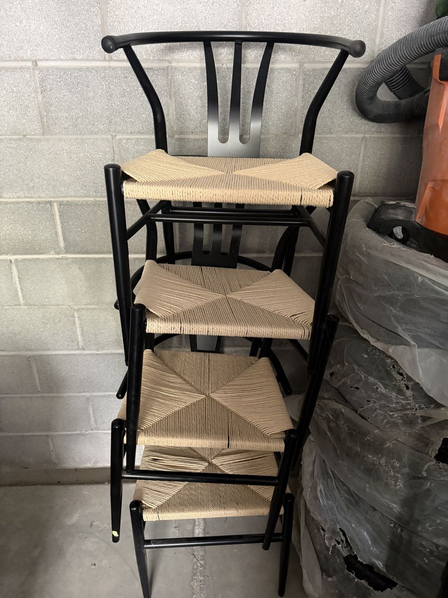 Set of 4 Weave Chair Mid-Century