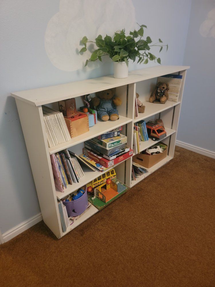white book cabinet