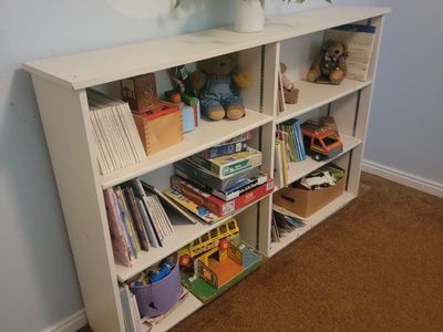 white book cabinet