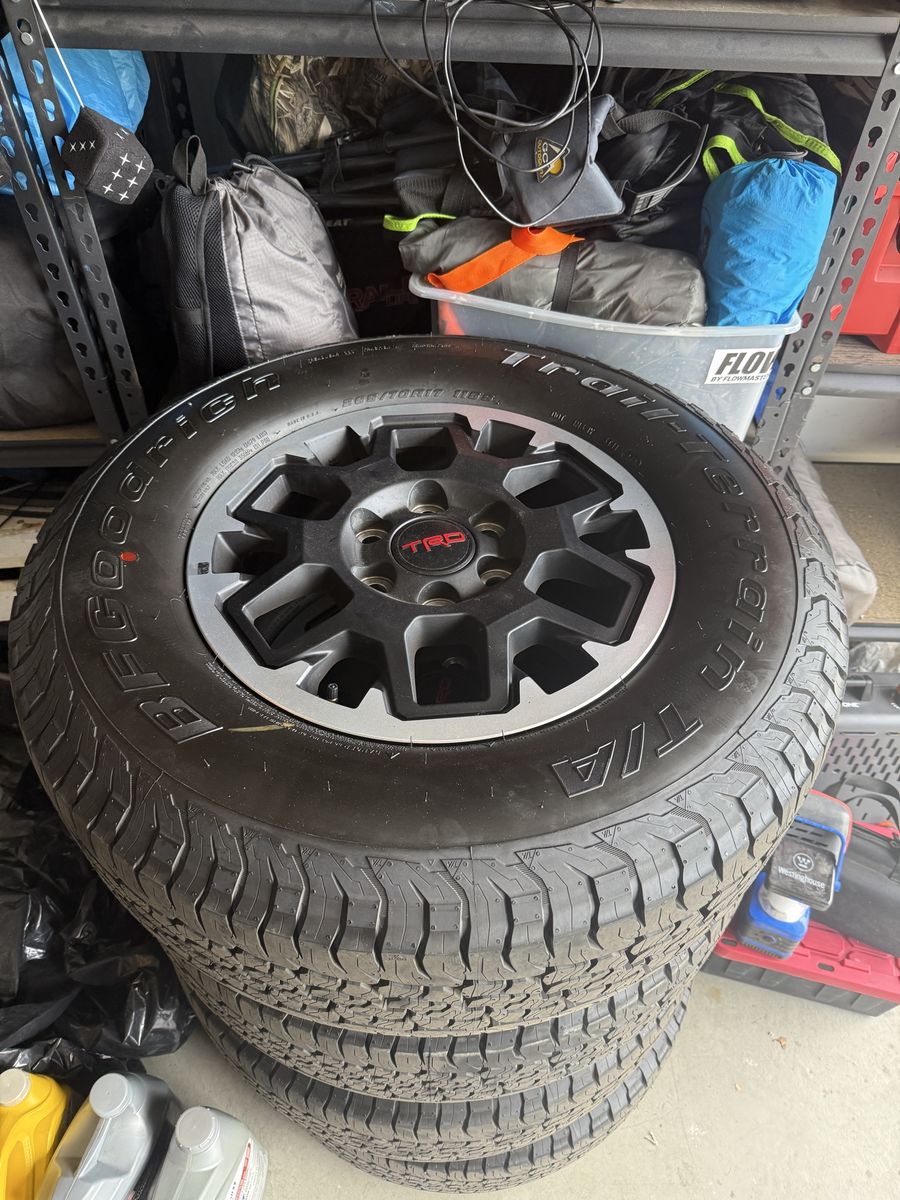 2026 Toyota Tacoma TRD off-road wheels and BF Goodrich Trail-Terrain T/A