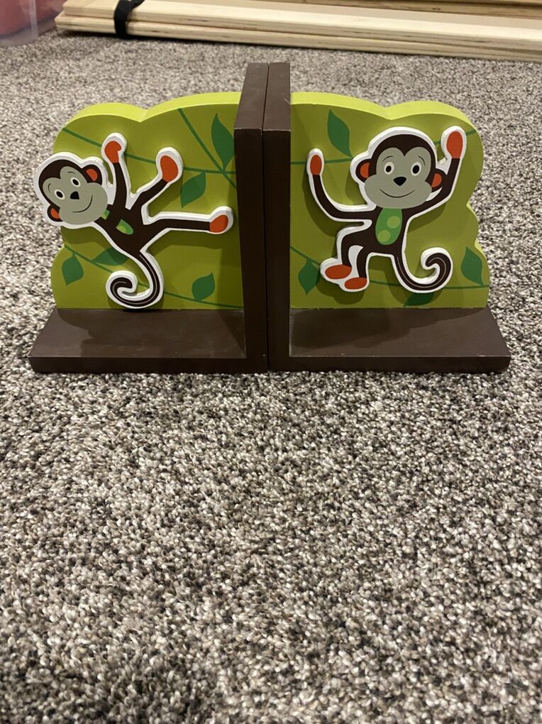 Monkey Book Ends