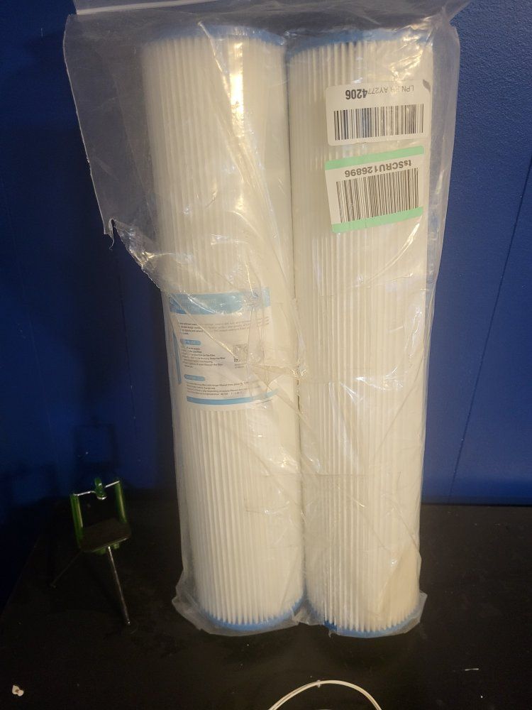 Membrane Solutions 20 Micron Pleated Sediment Water Filter 20" x 4.5" (2 Pack)