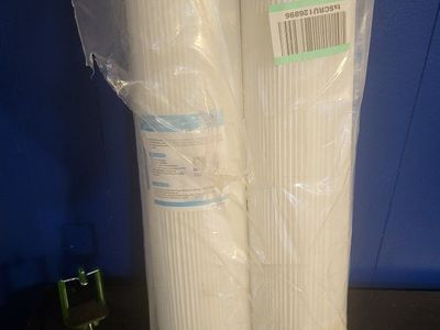 Membrane Solutions 20 Micron Pleated Sediment Water Filter 20" x 4.5" (2 Pack)