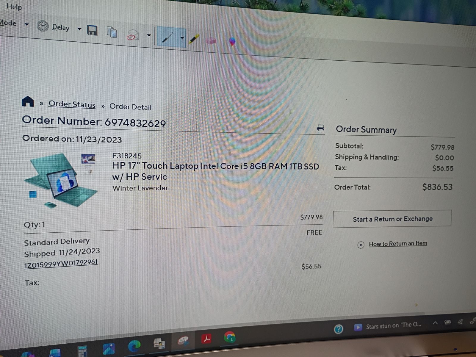 HP 17" Touch Laptop Intel Core i5 8GB RAM 1TB SSD Winter Lavender - New in Box