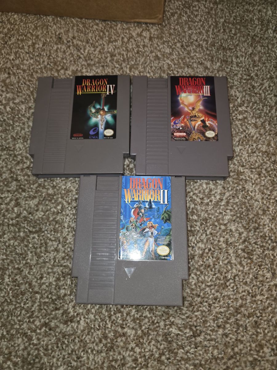 Dragon warrior nes games Authentic ( prices in description)
